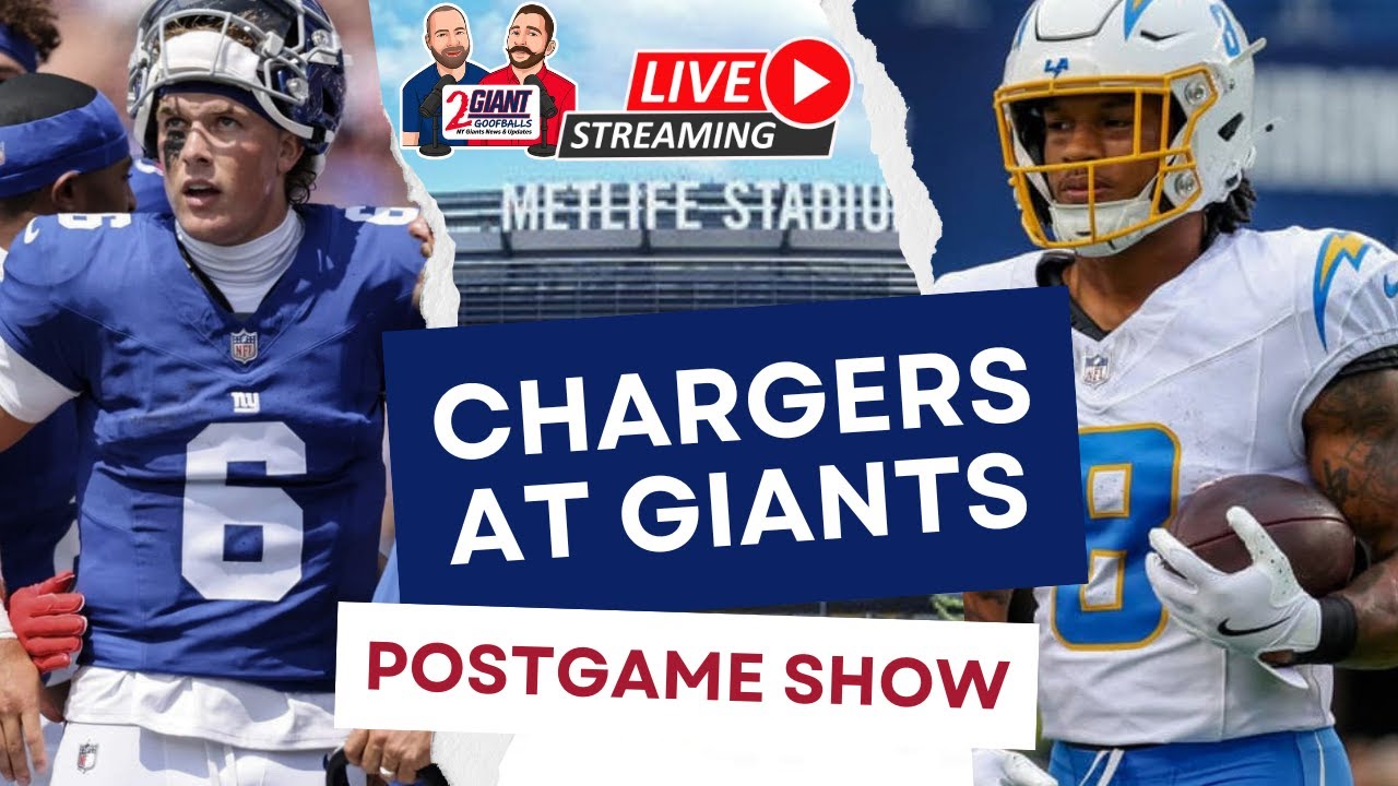 Giants vs Chargers Postgame Reaction Show