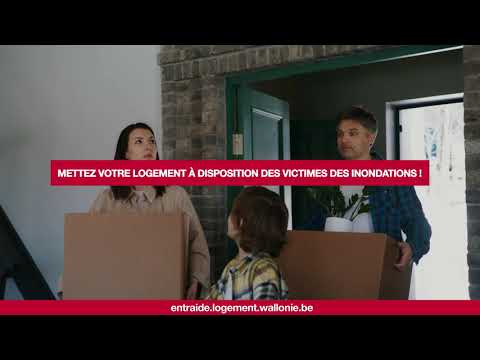 Entraide inondations - Propriétaires - Logement - Service public de Wallonie