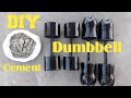 Simple Easy Homemade Cement Dumbbell Using Plastic Bottle DIY Gym Equipment At Home