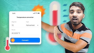 Build a Temperature Converter App in JavaScript 🔥 | HTML & CSS Full Tutorial | Mahinix