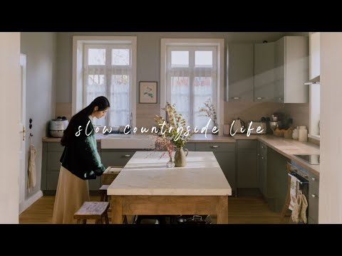 #133 Daily Life in February | Clean & Organize, Blueberries Banana Bread, … | Slow Countryside Life