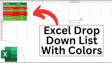 Excel-vervolgkeuzelijst met kleuren (inclusief het kleuren van een hele rij op basis van de vervo...