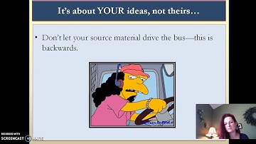 Using Sources and Avoiding Plagiarism: Part 1 of 3