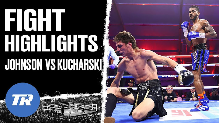 Tiger Johnson Makes Kucharski Corner Throw the Towel In After 2 Knockdowns | FIGHT HIGHLIGHTS