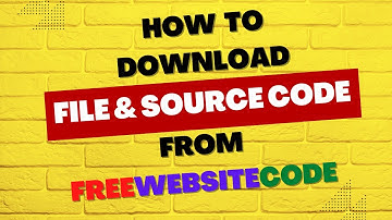 How to download file from FreeWebsiteCode - Get Source Code