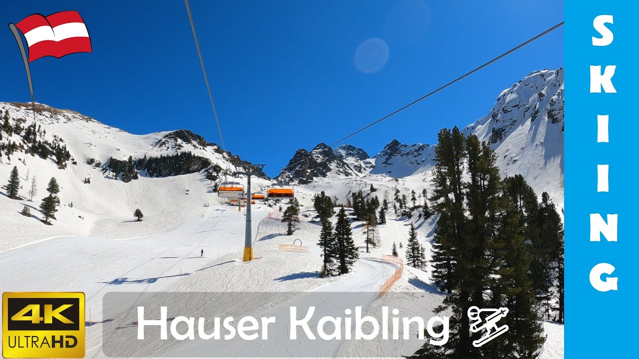 SKIING Hauser Kaibling blue pistes - Ski Amadé | 4K 60fps