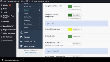 How to change the button color and hover color in BeTheme for Wordpress