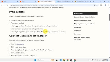 How To Use Zapier With Google Sheets