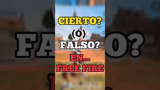 CIERTO O FALSO EN FREE FIRE #garena #freefire screenshot 4