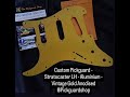 The Pickguard Shop - Custom Pickguard - Stratocaster LH - Aluminium - Gold Anodised 