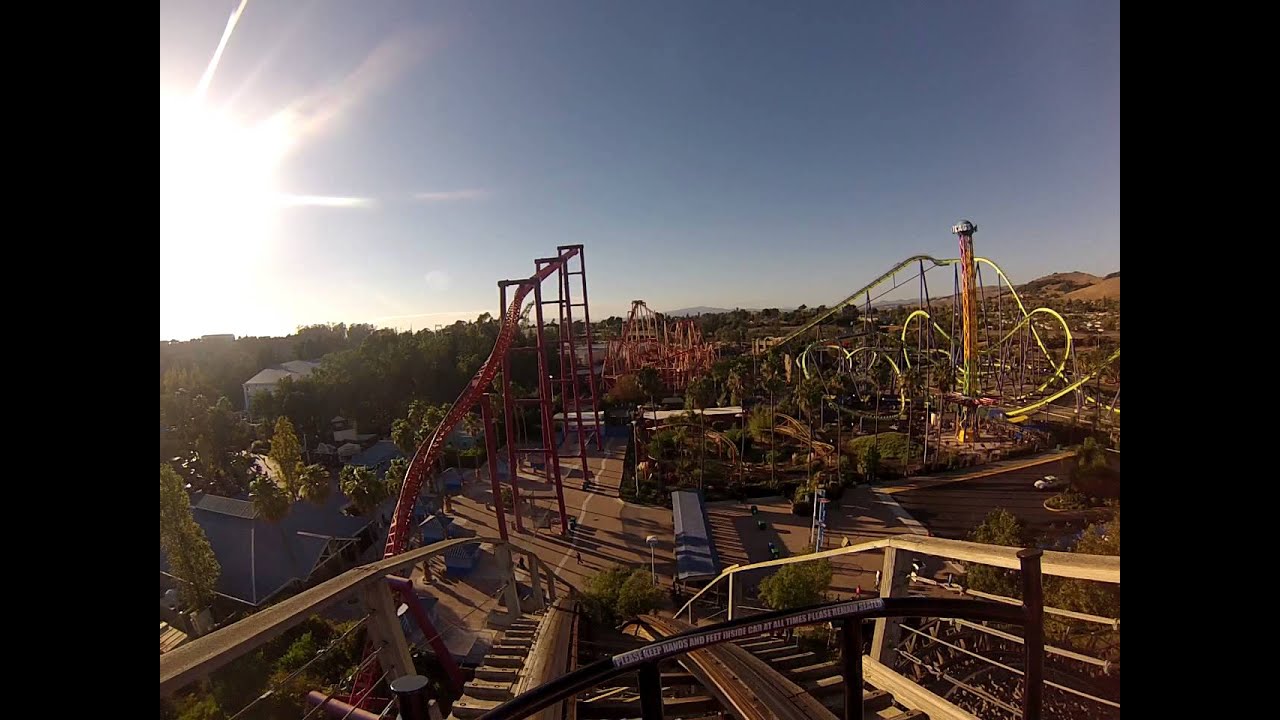 San Francisco Six Flags Roller Coaster