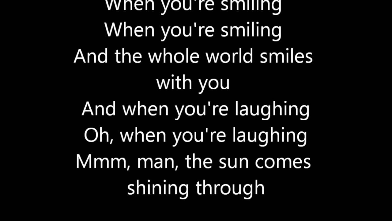 Louis Prima - When You&#39;re Smiling (Lyrics) - YouTube