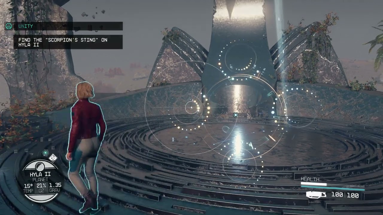 Starfield Walkthrough: Scorpion Sting Hyla II LIGHT PUZZLE: Use Panel Directional Arrows: Move Light