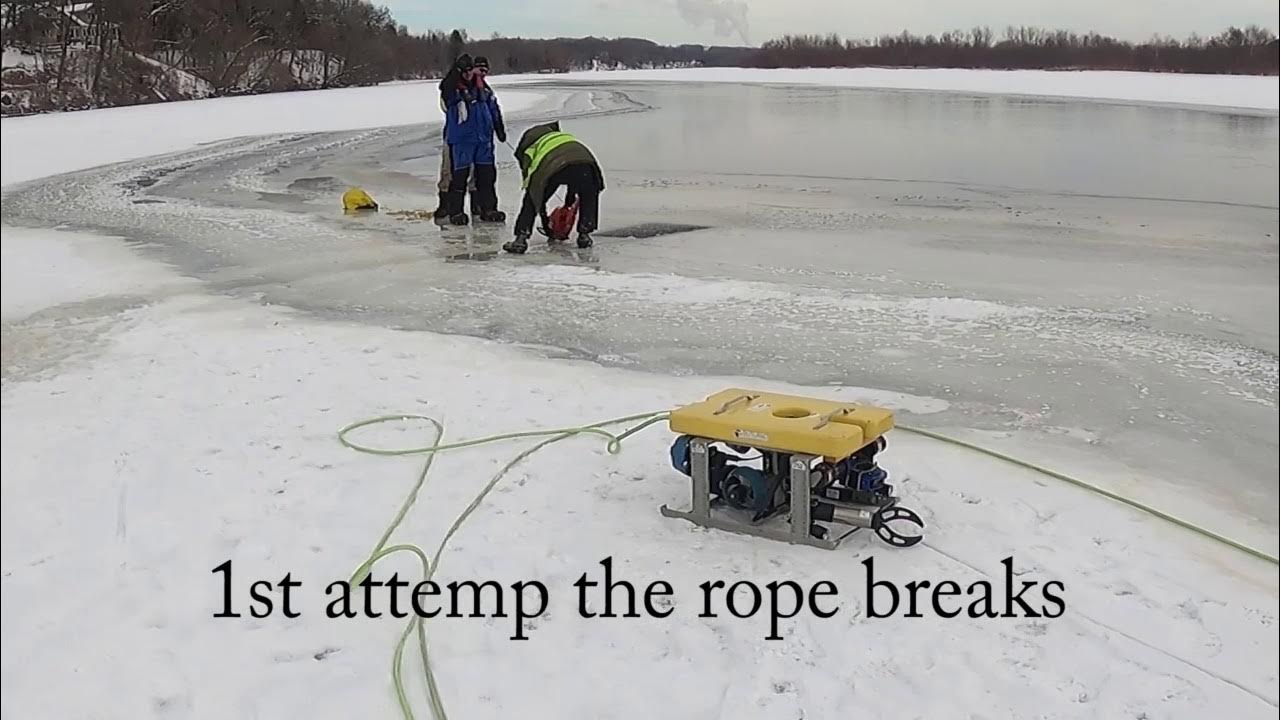 Snowmobile Recovery in the Wi RIver YouTube