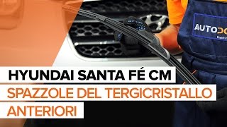 Come cambiare Tergicristalli anteriore e posteriore Hyundai Tucson jm - video tutorial