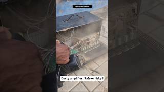 Dust inside an amplifier causes overheating, reduced performance, and can lead to serious damage 🔥🔧