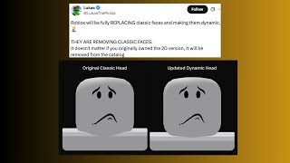 Roblox's Dynamic head migration converting Classic Heads and Faces encounters backlash
