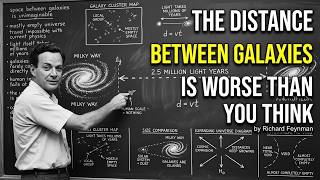 Richard Feynman - The Distance Between Galaxies Is Worse Than You Think