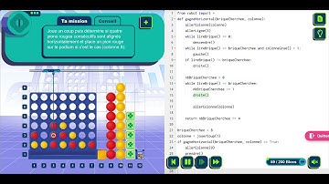 CitizenCode Python S03 E02 Aligner quatre pions horizontalement
