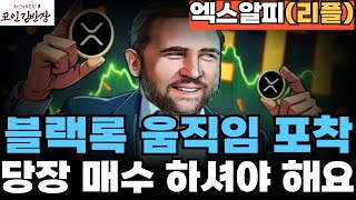 [엑스알피-리플-XRP] 블랙록이 움직인다!! 당장 매수 하셔야 해요!!