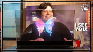 Lenovo Transparent Display Laptop This Is One To See.