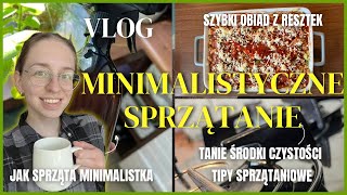 VLOG ☕️ Szybki obiad z resztek / Minimalistyczne sprzątanie / Tanie środki czystości