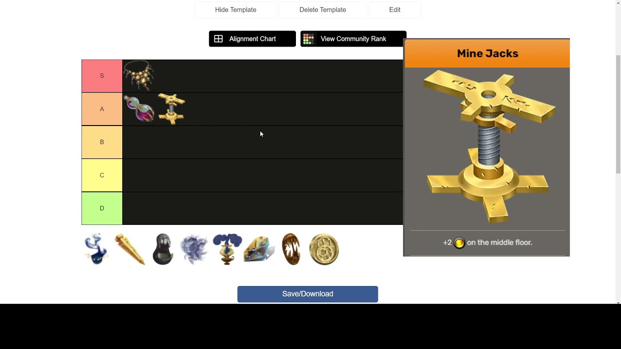 Ranking the Umbra Artifacts!!!  :(