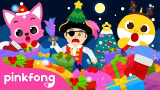 christmas presents with baby shark the wiggles christmas shark doo doo pinkfong xthewiggles