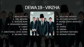DEWA 19 FEAT VIRZHA  | KOLEKSI LAGU DEWA 19 TERBAIK | FULL ALBUM TERBARU