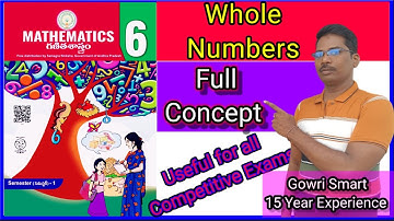 6th Class Maths New Syllabus|| Chapter-2|| Whole Numbers Full Concept|| Must Watch Video