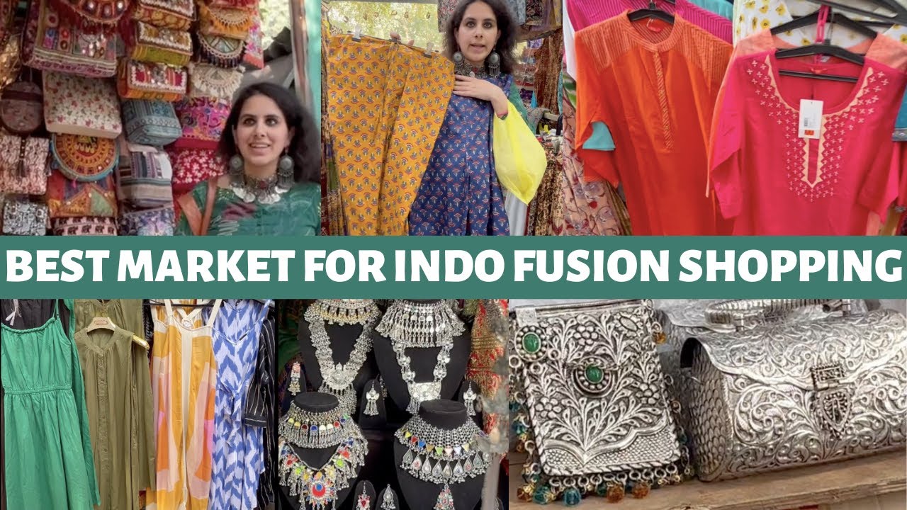 DNT MISS OUT THIS MARKET FOR INDO FUSION WEAR | KURTAS, SILVER JEWELRY, ANTIQUE BAGS @JANPATH MARKET