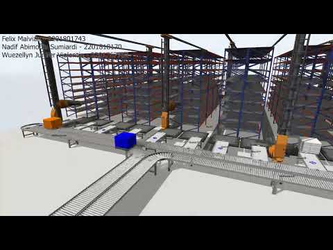 Green Agriculture 4.0 Warehouse Simulation