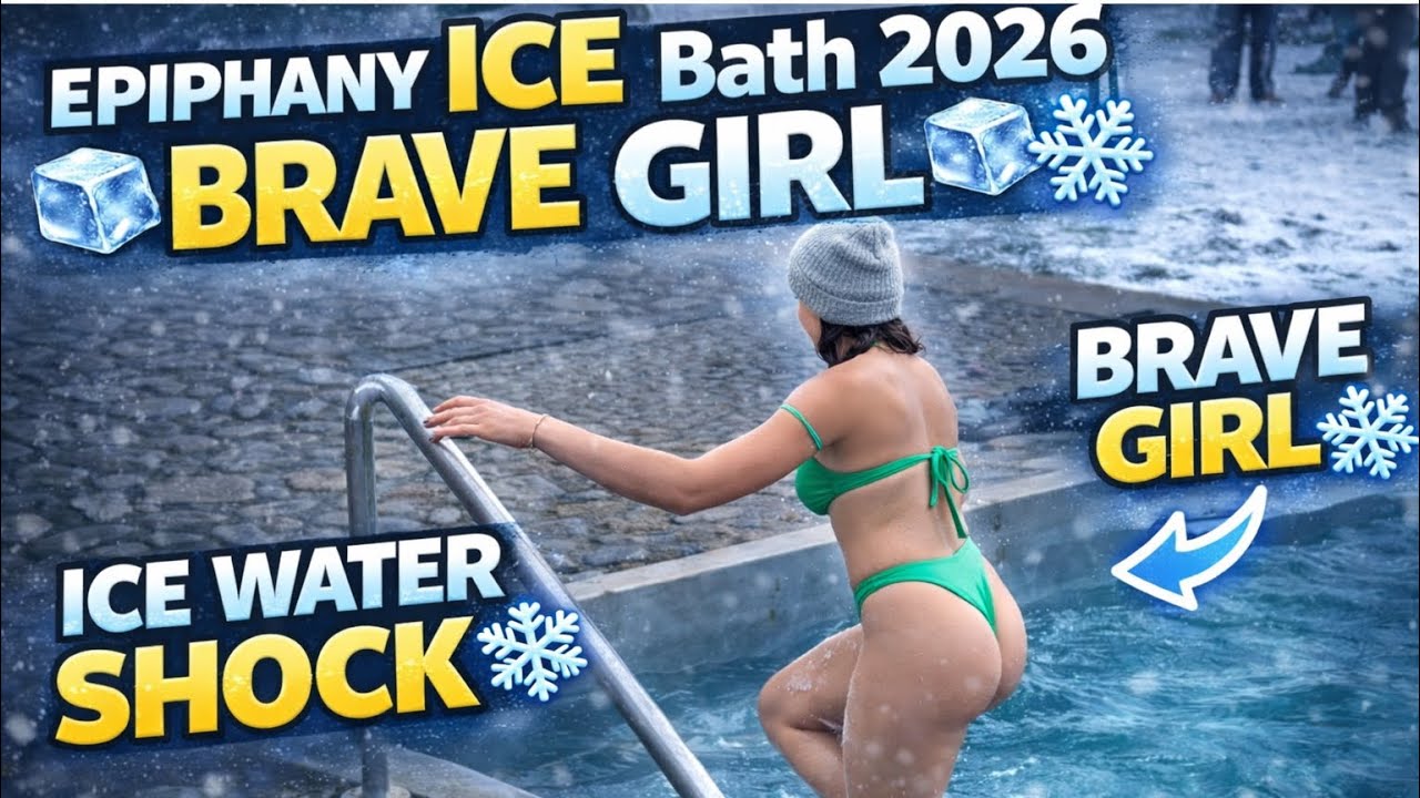 Крещенские купания 2026 ❄️ Девушки в ледяной воде #11 ❄ Экстремальное зимнее купание