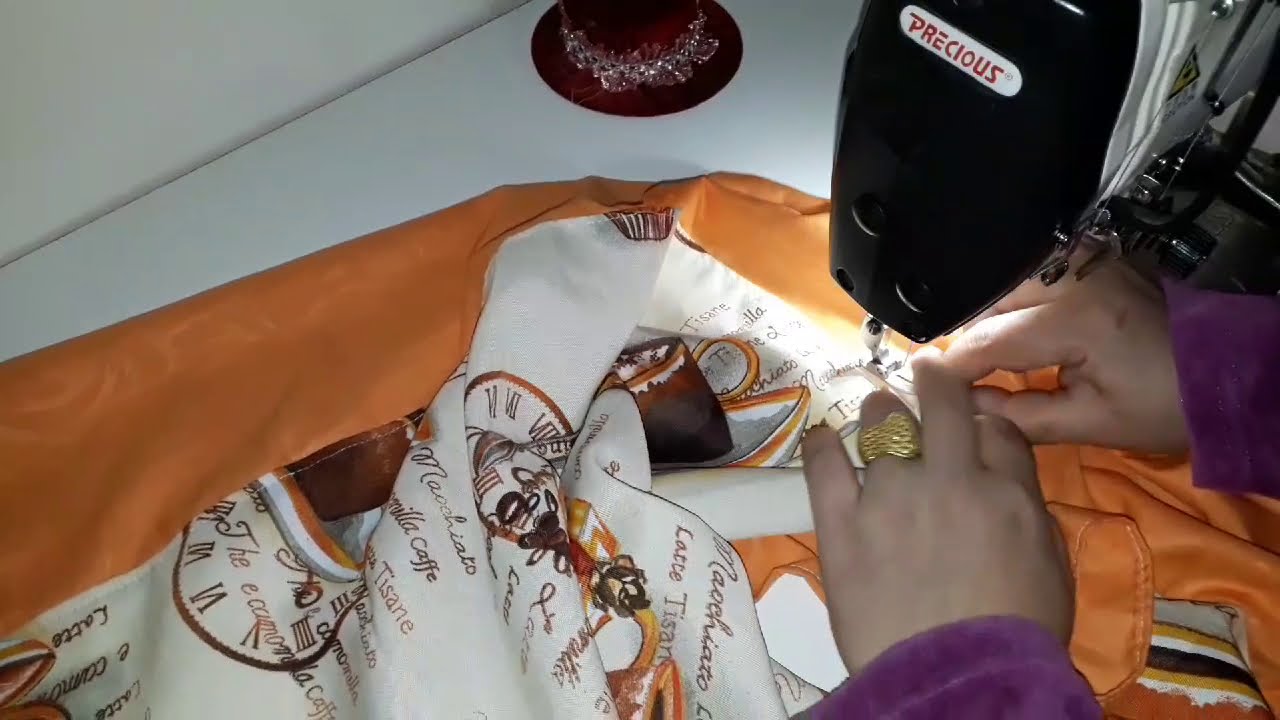 خياطة ريدو او ستار مطبخ🌺🌺🌺🌺 الجزء الاول🌺🌺🌺🌺