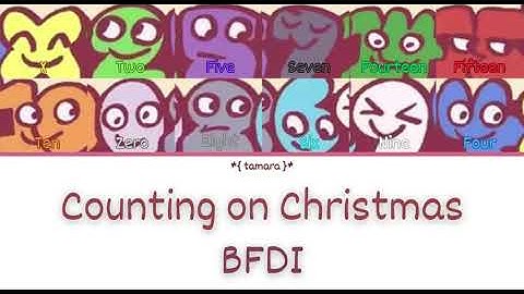 BFDI - "Counting on Christmas" Color Coded Lyrics