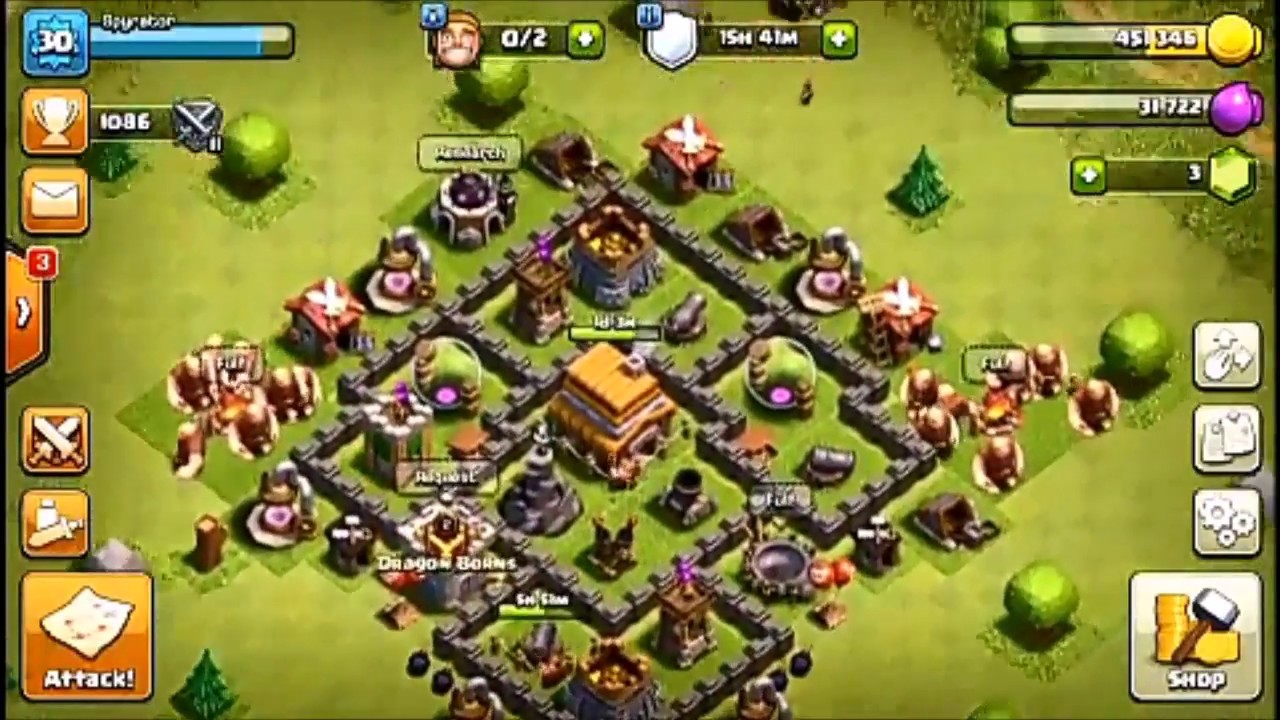 Best Town Hall 5 Base (Clash Of Clans) - YouTube.