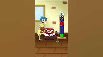 Inside Out 2 Rank Up Challenge! Help Anger get Joy attention | Inside Out 2 #shorts