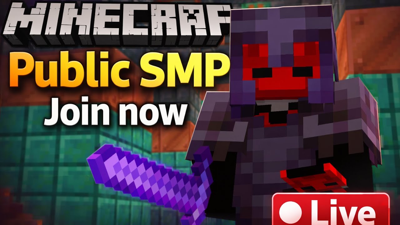 MINECRAFT PUBLIC SMP live with subscribers | Java & Bedrock | 24/7 ...