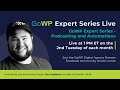 Gowp expert series  podcasting and automation with joe casabona