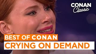 Bryce Dallas Howard Can Cry On Command | CONAN on TBS