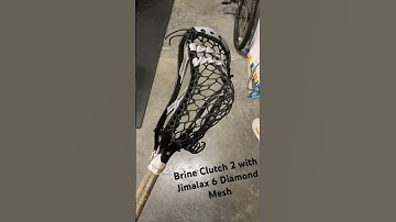 Brine Clutch 2 Strung W/ Jimalax 6D #mesh #lacrosse