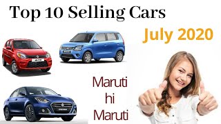 Top 10 Selling Cars of July 2020 in India