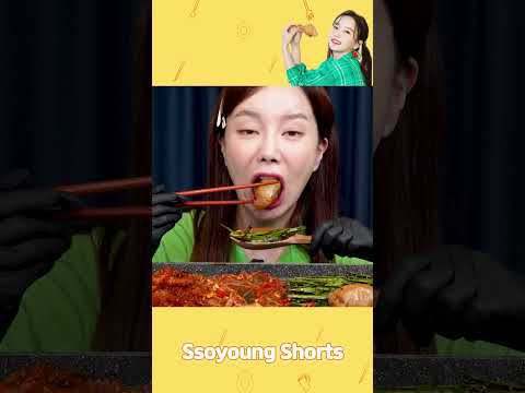 [Mukbang Shorts] 통대창 &amp;<strong>amp</strong>; 매콤 낙지 소면볶음 먹방 <strong>Spicy</strong> Octopus &amp;<strong>amp</strong>; Deachang beef intestine noodles ASMR Ssoyoung