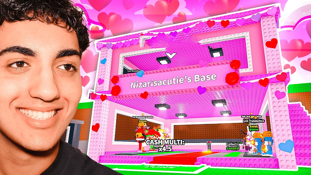 I Got The NEW VALENTINE BASE in Steal A Brainrot!