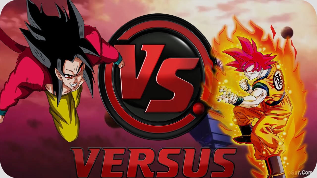 Goku Ssj Dios Vs Gogeta Ssj4