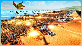 6 MILLION Nurgles Landing vs HUMANITY ARMY - Ultimate Epic Battle Simulator 2 UEBS 2 (4K) screenshot 1