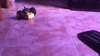 Arduino robot controlled by infrared IR Controlled Arduino Robot