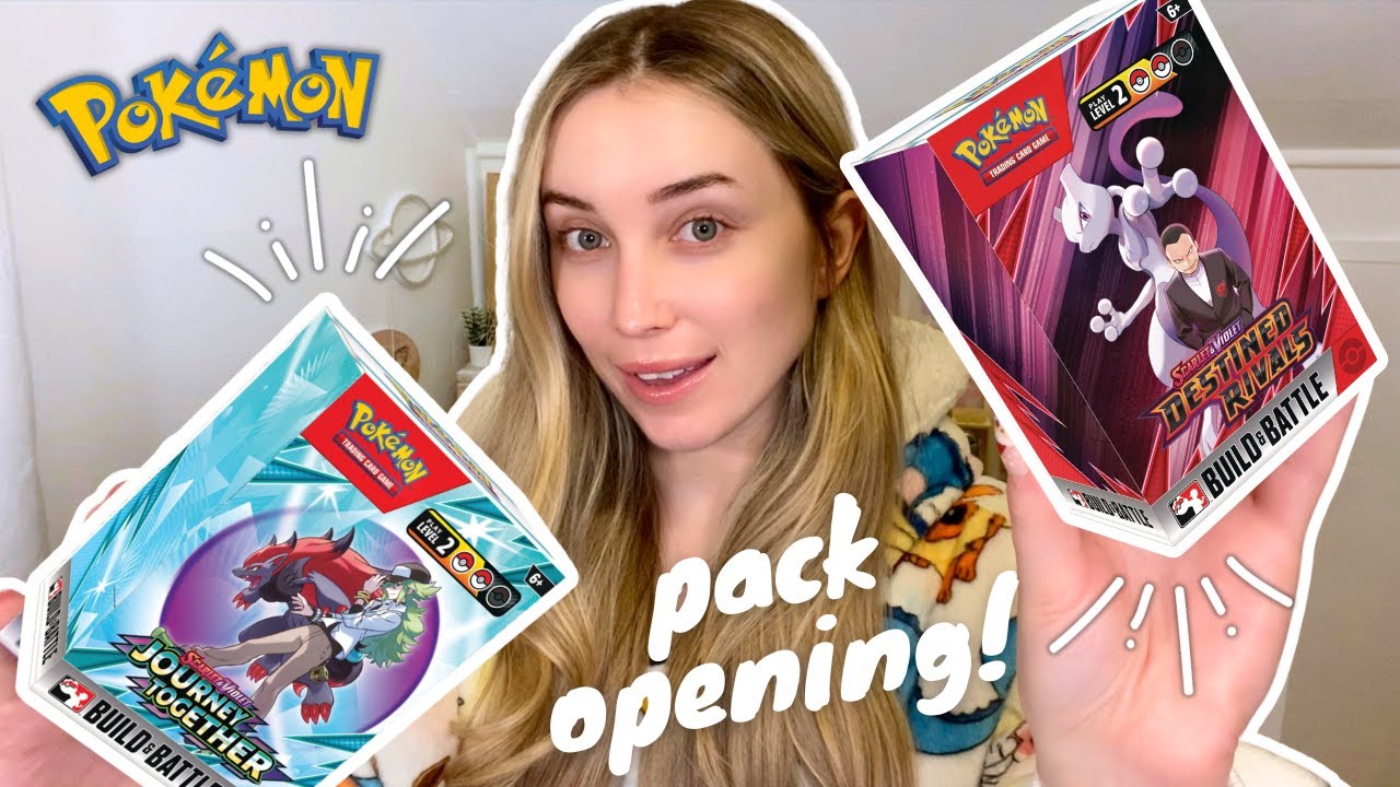 Opening Scarlet & Violet Build & Battle Boxes! (Pokémon pack
