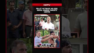 Pellet Victim By His Side, Rahul Gandhi Targets Centre