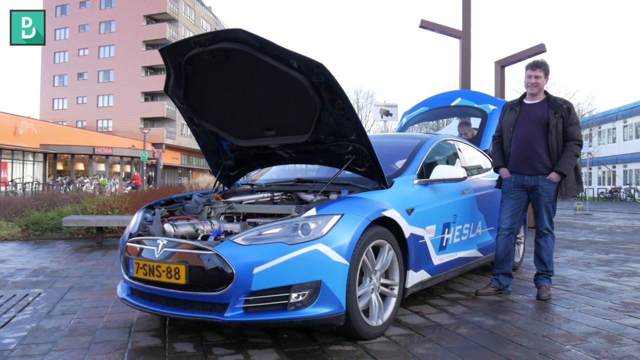 Kijkje onder de motorkap van de Hesla (waterstof Tesla) interview met Stefan Holthausen - YouTube